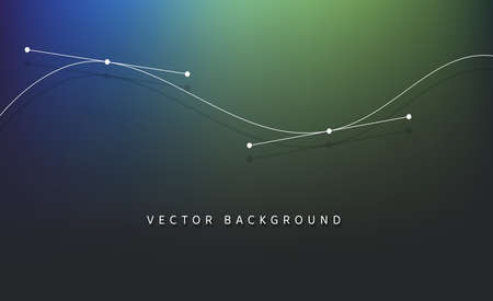 Dark abstract background with a line drawn in a graphics editor.のイラスト素材