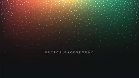 Abstract dark gradient background with falling confetti.のイラスト素材