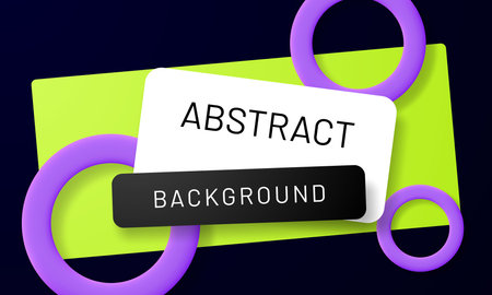 Modern abstract 3d background with geometric shapes.のイラスト素材