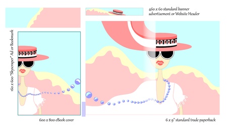 Eye-catching Book Cover Designsのイラスト素材