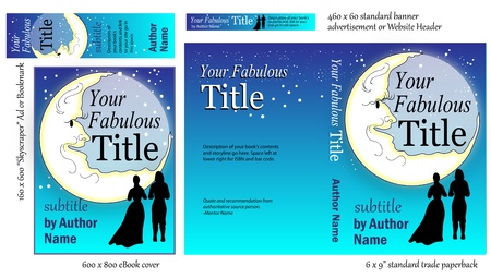 Eye-catching Book Cover Design のイラスト素材