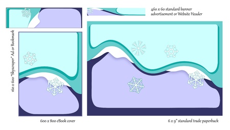 Versatile Blue Book COVER Designs for Writersのイラスト素材