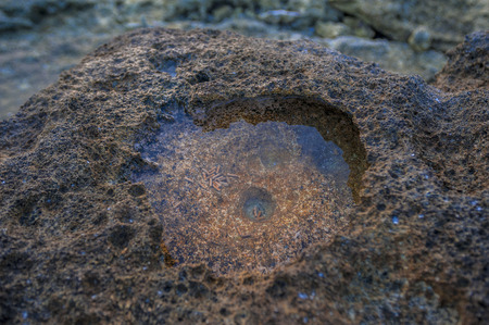 South China Sea lonely beach at sunriseの写真素材