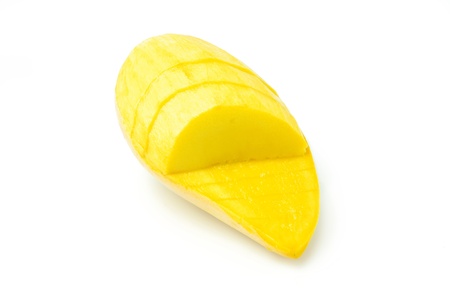 Mango is the fruit flavor. When ripe, the skin is yellow and sweet.の写真素材