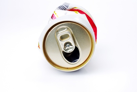Cans made ??of aluminum. Waste is recycledの写真素材