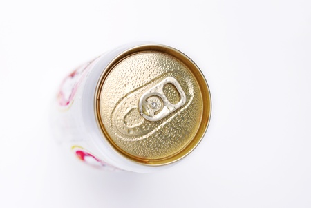 Cans made ??of aluminum. Waste is recycledの写真素材