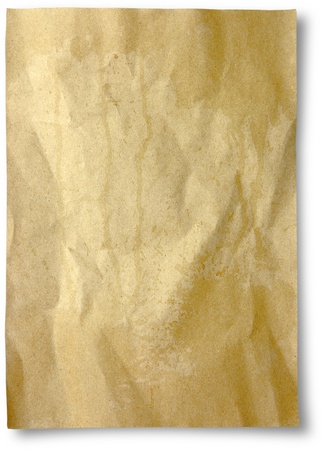 Crumpled paper for background usage の写真素材