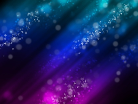 Blue violet bokeh abstract light backgroundの写真素材