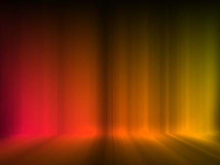 orange glow abstract on dark backgroundの写真素材