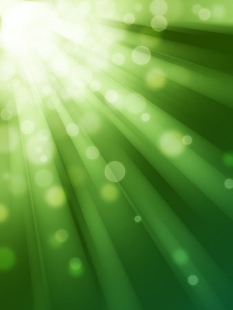 green bokeh abstract light backgroundの写真素材