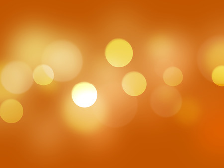 orange bokeh abstract light backgroundsの写真素材