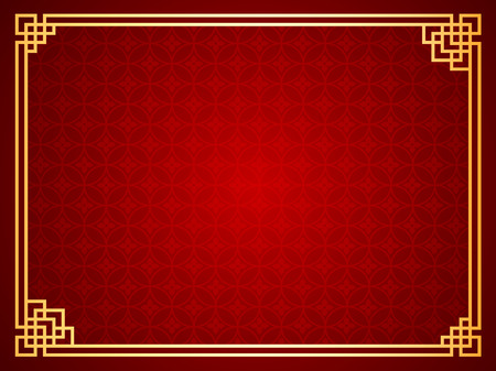 Chinese traditional Template  on Seamless Pattern Background のイラスト素材