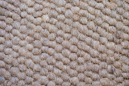 Mat made of coconut fiber,coconut fiber texture background