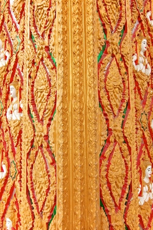 Thai Traditional on Thai Templeの写真素材