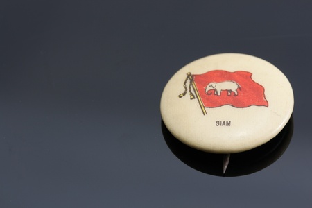 1896 old cigarette buttonsのeditorial素材