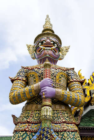 Giant Statue in Grand Palaceの写真素材