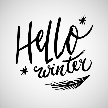 Winter greeting card design.のイラスト素材