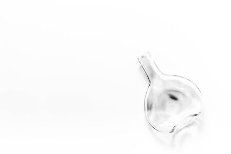 Bottle for recycling on white background top view.の写真素材