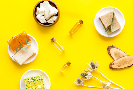 Natural hair and facial cosmetic for care with cacao butter and herbal oil