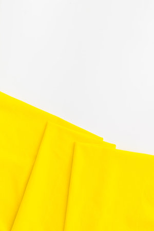 Fabric top view with textile texture, copy spaceの写真素材