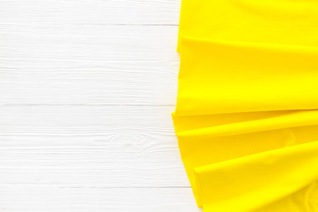 Background fabric texture. Cloth cotton copy space. Top view