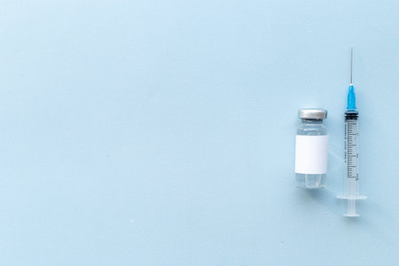 virus vaccine vial bottle for injection