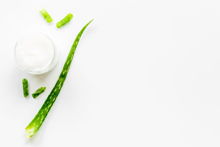 Herbal skin care products with aloe vera plant