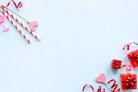 Pink party supplies for Valentines Day or birthday celebration
