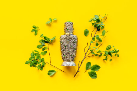 Arabian oud perfume or oil with agar wood tree