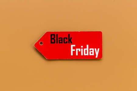 Black friday sale price label. Discount and shopping conceptの写真素材
