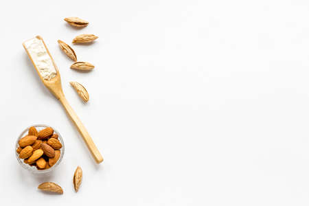 Gluten free almond flour - for healthy cooking and bakingの写真素材