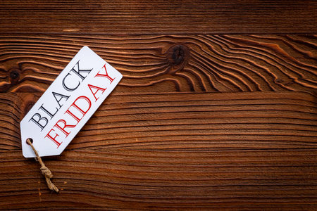 Black friday sale price label. Discount and shopping conceptの写真素材