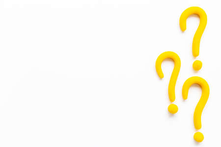 Question mark symbol. Customer support servise or help conceptの写真素材