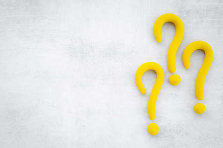 Question mark icon. Solving problem or search solution concept