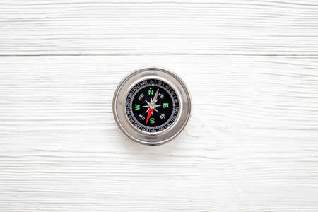 Compass close up. Business navigates recovery conceptの写真素材