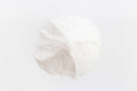 Laundry detergents powder for washing machine. Laundry day conceptの写真素材