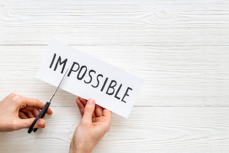 Word Impossible becomes Possible. Motivation concept