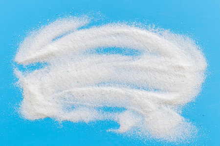 Laundry detergents powder for washing machine. Laundry day conceptの写真素材