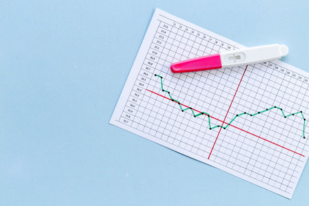 Female cycle temperature tracker with thermometer for ovelation and pregnancy planning