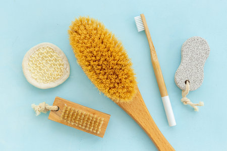 Zero waste bath accessories and cosmetic spa products.