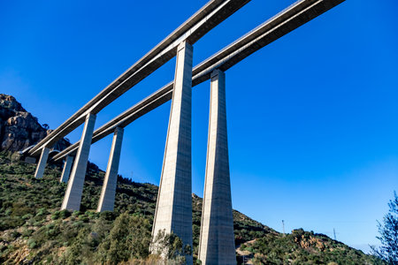 Belice Bridge one of the highest viaducts in Sicily.