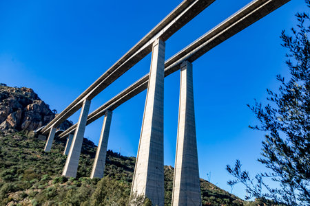 Belice Bridge one of the highest viaducts in Sicily.
