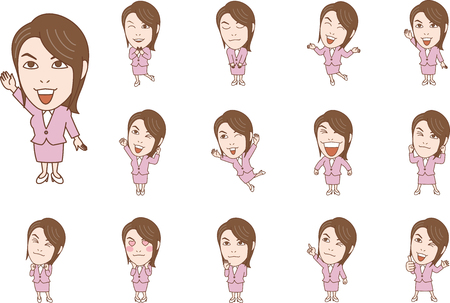 traditional Japanese costumeのイラスト素材