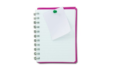 NoteBook and blank pageの写真素材