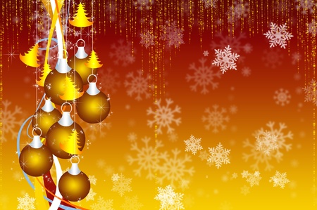 Abstract background with New Year's toys on the new year. Happy New Year and Merry Christmas!の写真素材