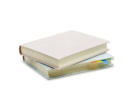 books  isolated on a white background Clipping path included.の写真素材
