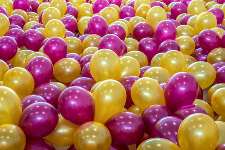 A stock photo of Balloons of many coloursの写真素材