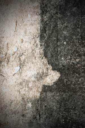 Weathered old stucco wall, highly detailed textured backgroundの写真素材