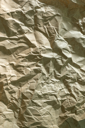 Close up of wrinkle brown bag texture,Studio Shotの写真素材