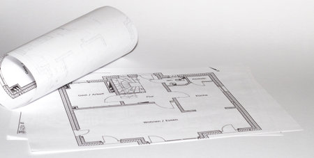 Floor plan of a house
